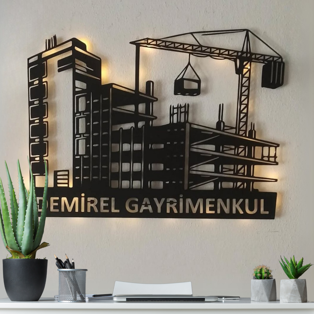 Gayrimenkul ve İnşaat Ofislerine Özel Duvar Tablosu
