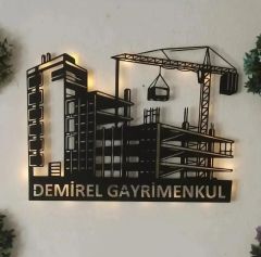 Gayrimenkul ve İnşaat Ofislerine Özel Duvar Tablosu