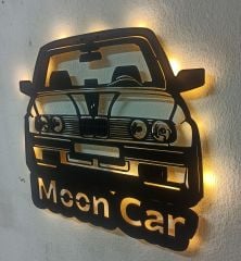 BMW İsimli ve Işıklı Duvar Tablosu