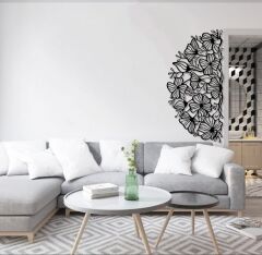 Lotus Mandala Dekoratif Duvar Tablosu