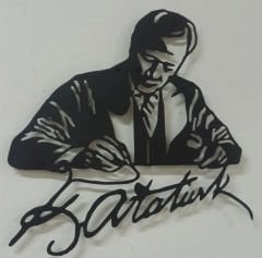 Atatürk İmzalı Özel Duvar Tablosu