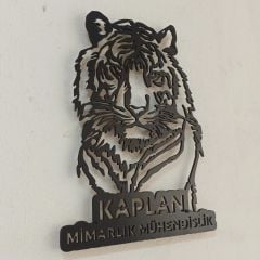 Kaplan Tasarımlı İsimli Dekoratif Tablo 50 cm 