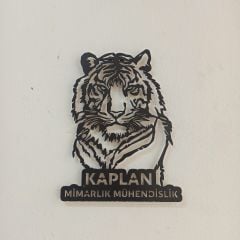Kaplan Tasarımlı İsimli Dekoratif Tablo 50 cm 