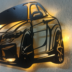 BMW F30 Aydınlatmalı Duvar Tablosu