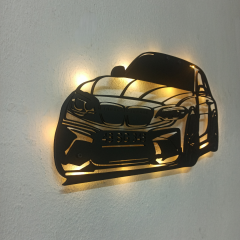 BMW F30 Aydınlatmalı Duvar Tablosu