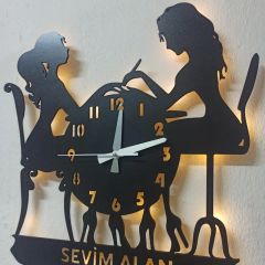 Güzellik Merkezi Işıklı Duvar Saati