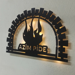 Pide ve Cantık Salonu İçin Özel Tasarım Duvar Dekoru