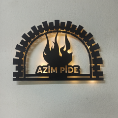 Pide ve Cantık Salonu İçin Özel Tasarım Duvar Dekoru