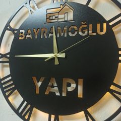 Kişiye Özel Işıklı Duvar Saati – Firma Logolu Şık Tasarım