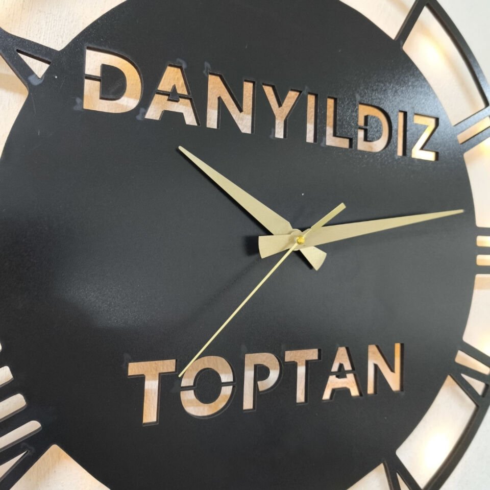 Firma Logolu Işıklı Duvar Saati – Özel Tasarım Ürün