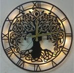 Ev için modern model dekoratif duvar saati tasarımı