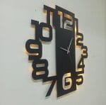 Ev için modern model dekoratif duvar saati tasarımı