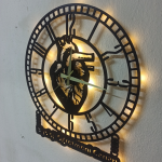 Biyoloji Öğretmeni İçin Kişiye Özel Kalp Tasarım Saat - Görsel 4